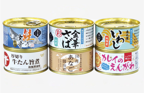 夏のご飯のおともセット（6缶）