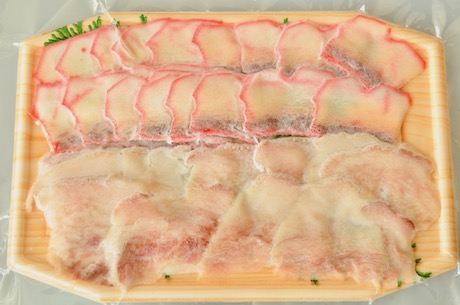【冷凍】くじらベーコン贅沢食べセット(さえずり50g+畝須50g)　ポイント5倍!